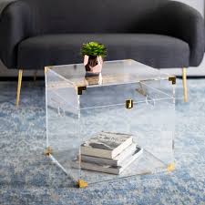 First you need a trunk.yardsale, ikea, sears, walmart, homedepot, side of highway. Safavieh Couture Isidra Clear Acrylic Trunk End Table Chest Walmart Com Walmart Com