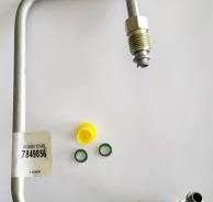 Pipe - Power Steering Gear Inlet (Pump Outlet to Pressure Hose) - OEM Steel  - GM# 7849856