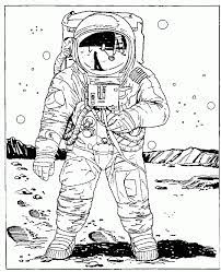 Each image has its own page in the pdf printable. Astronaut Outer Space Coloring Page Coloring Home