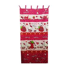 Pin di desain rumah hello kitty. Jual Lokal Karakter Hello Kitty Model Tali Velcro Gorden Pintu Terbaru Juli 2021 Blibli