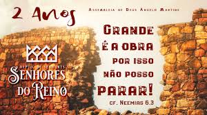 Por que cessaria esta obra, enquanto eu … neemias 6:3 acf. Ad Angelo Martins Departamento De Senhores Comemora Seu 2Âº Aniversario Assembleia De Deus No Estado De Alagoas