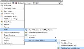 Add Online Maps And Layers Arcmap Documentation