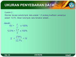 Ukuran penyebaran data statistik ppt soalan bt. Ukuran Penyebaran Data Ppt Download