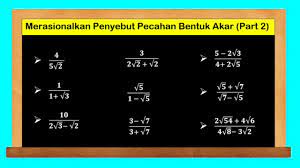 Pembahasan buku tematik tema 3 kelas 4 ini hanya sebagai panduan bagi orang tua dalam membimbing anak. Menyederhanakan Perkalian Bentuk Akar Matematika Kelas 9 Hal 41 Youtube