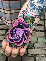 Peach and purple rose tattoo by liz venom from bombshell tattoo in edmonton, canada. 18 Memorable Rose Tattoos For Men In 2021 The Trend Spotter