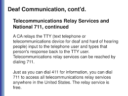 Maine relay service is available 24 hours a day, every day, 365 days a. Ppt Deaf And Hearing Impaired Offenders Powerpoint Presentation Free Download Id 5356687