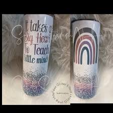 How To Fix A Messes Up Sublimation Tumbler With Paint And Glitter Usin... |  Tumblers | Tiktok