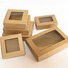 H large imperial window box with. 10pcs Window Gift Box Kraft Paper Box Transparent Pvc Window Soap Boxes Jewelry Gift Packaging Box Wedding Favors Candy Box Gift Bags Wrapping Supplies Aliexpress