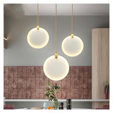 Amazon.com: CLASSICAL Marble Pendant Light Kitchen Island Dining Room led  Glossy Scandinavian Design Round Stone Hanging Light Fixture,for Home Decor  : Tools & Home Improvement