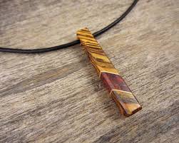 Pin On Leather Necklaces Wood Pendants Gift Ideas