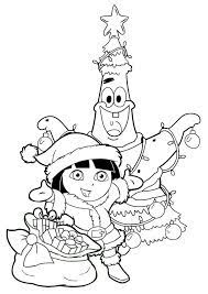 coloriage noel dora a imprimer gratuit christmas coloring pages colors plage de la mer avec des vagues