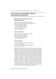 Each manufacturing company on this list is from the people's republic of china. Pdf How Implementing Scm Affect Different Manufacturing Companies