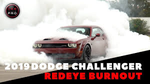 2018 dodge challenger srt demon first drive. 2019 Dodge Challenger Hellcat Redeye Burnout Smoke In Cabin Youtube