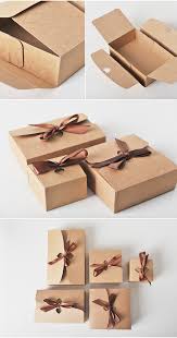 Cajas De Kraft Con Cinta Cajas De Favor De La Boda Cajas De Favor De La Ducha Del Bebe Cajas De Re Cajas De Regalo De Boda Papel De Regalo Regalos