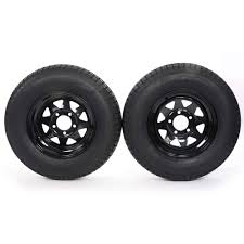 Check spelling or type a new query. Set Of 2 13 St175 80d13 Trailer Tire Rim 5 Lug 6 Ply Spare Rubber Tires With Black Spoke Steel Wheel Wheels Tires Automotive Rayvoltbike Com