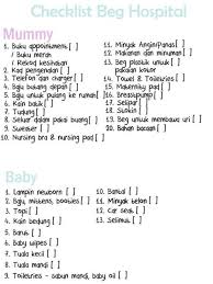 Check spelling or type a new query. Mama2princess Checklist Barang Barang Bersalin