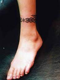 155 Trendy Ankle Tattoos For Women Wild Tattoo Art Ankle Bracelet Tattoo Anklet Tattoos Tattoo Bracelet