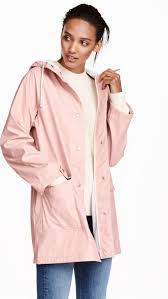 H M Raincoat Light Pink Rain Jacket Women Black Rain Jacket Raincoats For Women
