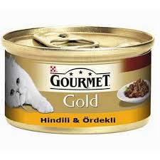 gourmet gold hindili ordekli yetiskin cifte lezzetli kedi konservesi konserve guvec kedi