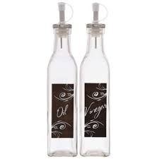 Glass Oil And Vinegar Bottles With Metal Pour Spouts 8 Oz Bottle Glass Containers Oil Bottle