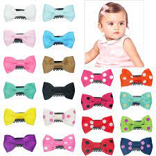 Amazon Com 20 Pack Handmade Tiny Hair Clips For Baby Fine Hair 1 75inch Mini Grosgrain Ribbon Hair Bows Snap Hair Clips Barrettes Hair Accessories For Baby Girls Newborn Infant Toddlers Baby