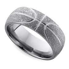 Basketball Ring Men S Wedding Rings Mens Wedding Rings Rings For Men Cool Wedding Rings