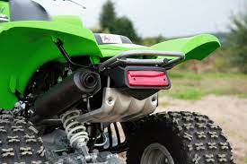 1) stock tie rods are weak / bend too easily; Klassik Test Kawasaki Kfx 700 Quadwelt