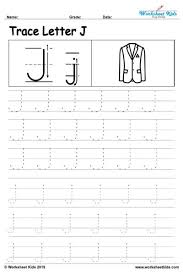 printable letter j tracing worksheets goodworksheets