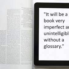 Definition And Examples Of A Glossary In A Book