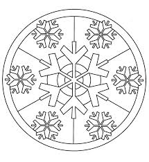 Mandala Winter Schneeflocken Ausmalbild Kostenlos Christmas Diy Kids Mandala Weihnachtsmalvorlagen Ausmalbilder Weihnachten Mandala Kostenlos