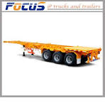 3 Axle 40FT Container Skeleton Skeletal Truck Tractor Semi ...