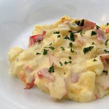 I substitute ore ida o'brien hash browns for the southern hash browns to give it a bit more flavor. Ham And Cheese Potato Casserole Real Mom Kitchen