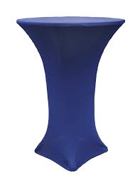Spandex Cocktail Table Cover 36 Round Navy Blue Table Covers Cocktail Tables Round Cocktail Tables