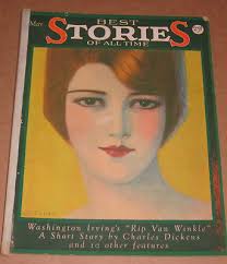 WT BENDA cover~1926 Best Stories magazine~Sherlock Holmes tale by Arthur C  Doyle