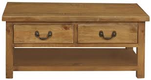 Regatta Rustic Pine 2 Drawer Coffee Table Cfs Furniture Uk