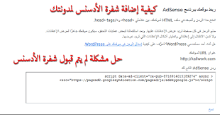 كيفية إضافة كود أو شفرة الأدسنس لمدونة بلوجر blogger و توثيق جوجل أدسنس و وضعها في المكان الصحيح head tag adsense