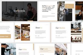 Coffee Shop Keynote Template Keynote Template Presentation Templates Presentation Design Template