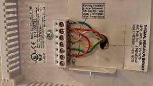 Route a copper, with ground, 120 vac supply wire from the time delay fuse or circuit breaker box to the roof opening. What All Those Letters Mean On Your Thermostat S Wiring Ifixit