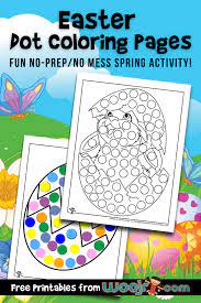 Picture me a princess dot page activity pad here. Easter Dot Coloring Pages Woo Jr Kids Activities
