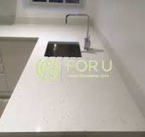 Crystal White Quartz Countertop - Exclusive Marble ...