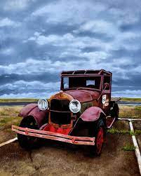 Pin On Classic Car Art By Debra Dee