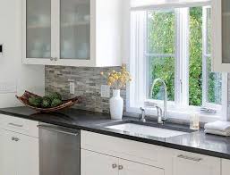 Here, designer andrea schumacher opted for just two small shelves in lieu of upper cabinets, making the fanciful floral wallpaper the star. Small Modern Kitchen Design Ideas