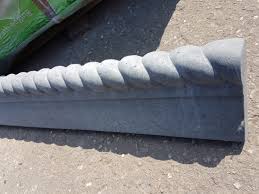 How to lay a retainer edge course using block pavers bedded onto concrete, as used for path, driveway and lawn edgings. Half Rope Edging Kerbs 910 X 150mm 50 Pack Buy Garden Paving Indian Stone Porcelain Granite Smooth Sandstone