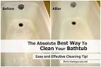 How to clean your tub