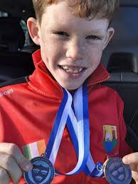 What a performance it was from U8 Finn Murphy who had to battle back from  4th place to secure a brilliant silver medal ron the line. Here is the last  150m of