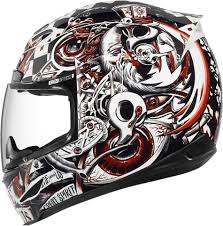 With so many choices of helmets to protect your head, the balance between style and protection is a tough one. Epic E A Poe Inspired Icon Airmada Seance Helmet Autoevolution