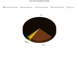 Random Shit 273 I Made A Pie Chart On Human Hair Colors