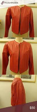 Vintage Dana Brooke Petites Red Leather Jacket Red Leather Jacket Leather Jacket Vintage Leather Jacket