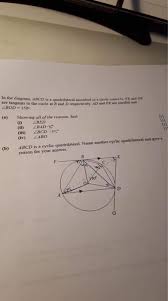 Opposite angles are complementary c. Solved In The Diagram Abcd Is A Quadrilateral Inscribed Chegg Com