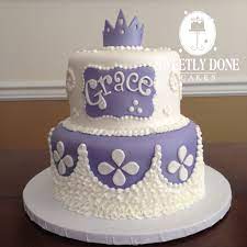 6 8 Sofia The First Fondant And Buttercream Princess Sofia Birthday Party Ideas Sofia The First Cake Cake